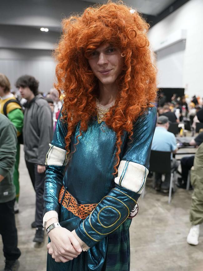 OZ Comic-Con Gallery. OZ comic at Melbourne Exhibition and Convention Centre. Aron Lockhart - Merida. Picture: Valeriu Campan