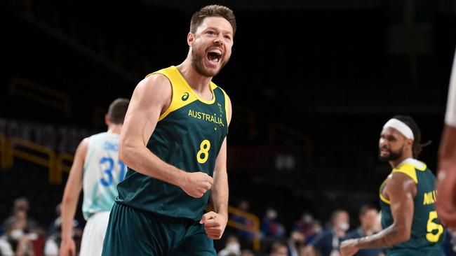 Matthew Dellavedova helped the Boomers to a bronze medal at the Olympics. Picture: AFP Images