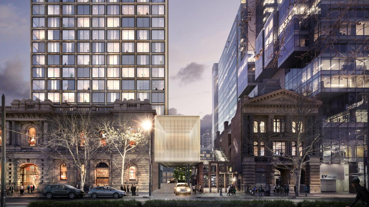 Artist's impressions of the $200m Adelaide GPO Hotel development. Supplied by Greaton