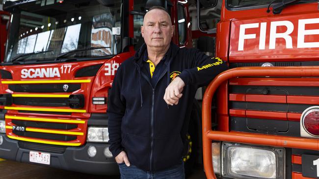 United Firefighters Union Peter Marshall is leading the campaign against the Premier.