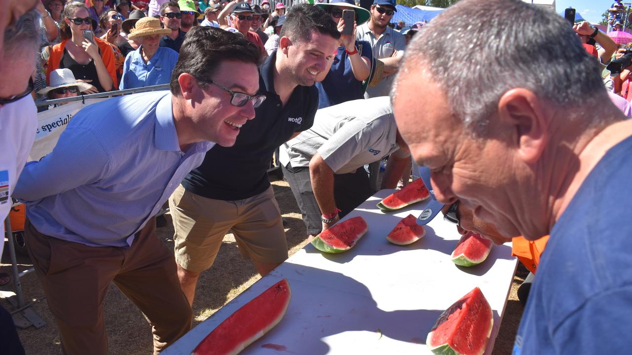 Melon Celebrity Eating, Chinchilla Melon Fest, 2019.