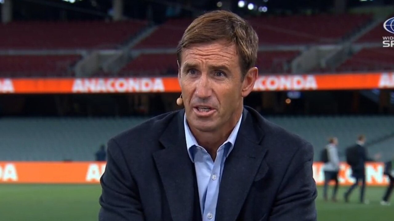 Joey Johns still can't believe it. Photo: Channel 9