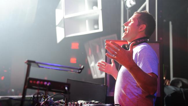 US DJ Kaskade performed at Marquee Nightclub in 2011.