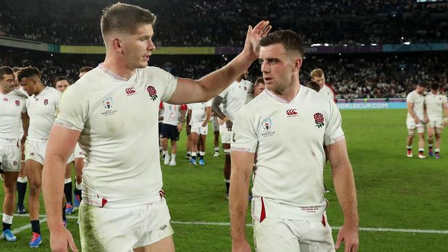 Owen Farrell (left) and George Ford are the key men for England. Picture: Getty Images