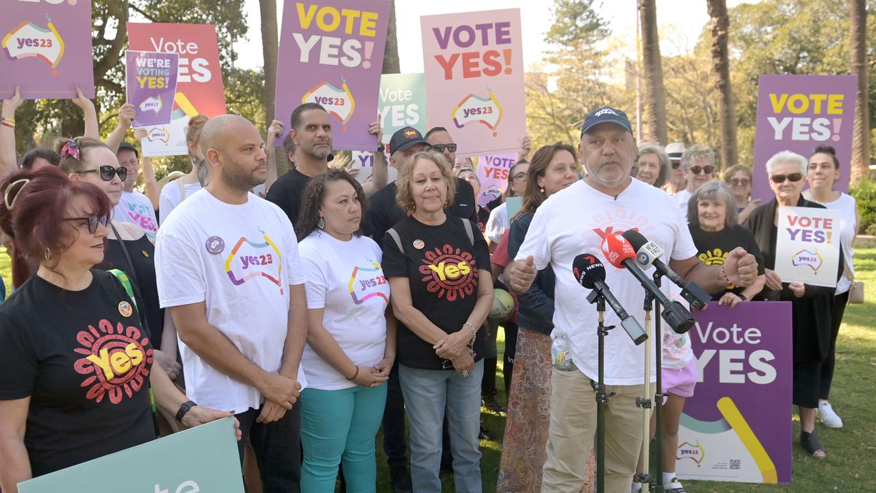 The community gathering comes as the Yes campaign enters a pivotal stage. Picture: NCA NewsWire / Jeremy Piper