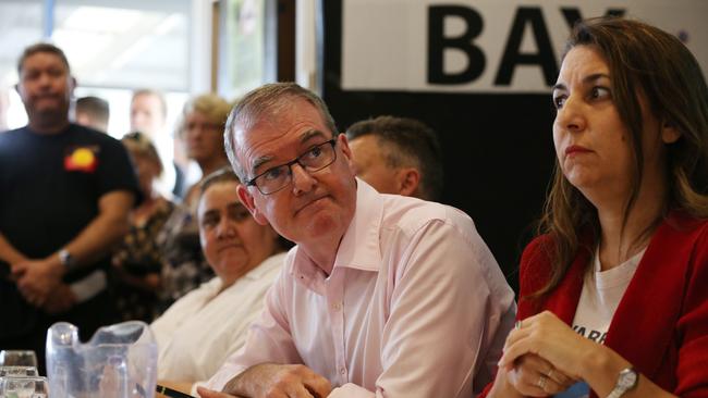 Former NSW Labor Leader Michael Daley at the meeting. Picture: David Swift