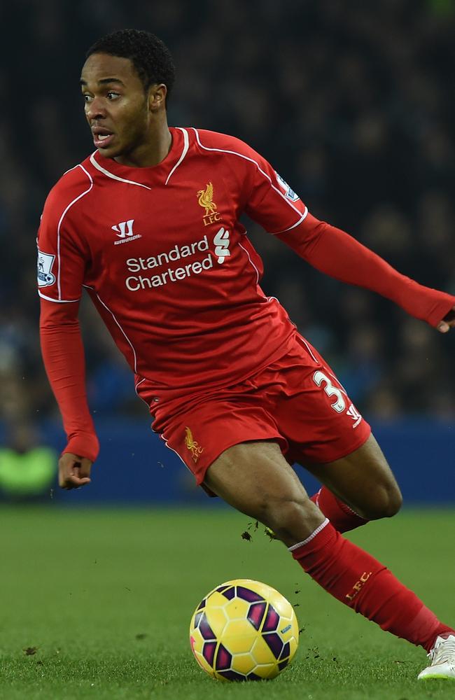 Liverpool's English midfielder Raheem Sterling.