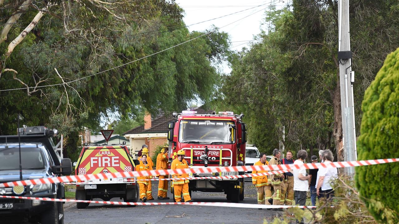 Storms and wild weather hit Lara. Picture: David Smith.