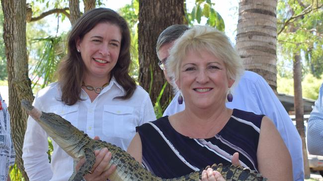 Senator Susan McDonald and Capricornia MP Michelle Landry.