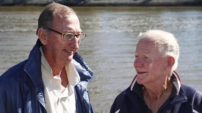 Legendary rowing coaches Bill Sole and Denis Donnelly.