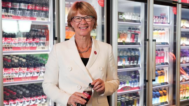 Coca-Cola Amatil CEO Alison Watkins supported the takeover. Picture: Ryan Osland