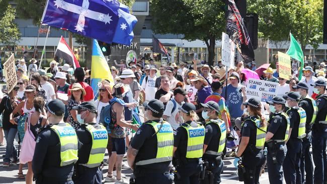 Stanton said it is “unhelpful” to stigmatise all protesters as being connected to the far-right. Picture: David Crosling