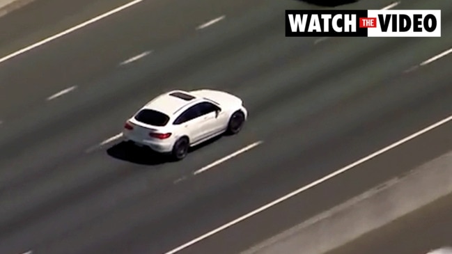 Stolen Mercedes in high-speed Brisbane pursuit (7NEWS)