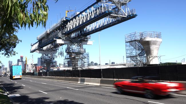 The $6.7 billion West Gate Tunnel will connect the West Gate Freeway to CityLink and provide a major alternative to the West Gate Bridge. Picture: Alex Coppel