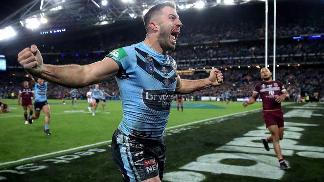 A drunk punter was very salty at NSW’s State of Origin win, smashing a TV at a Fountain Gate pub.