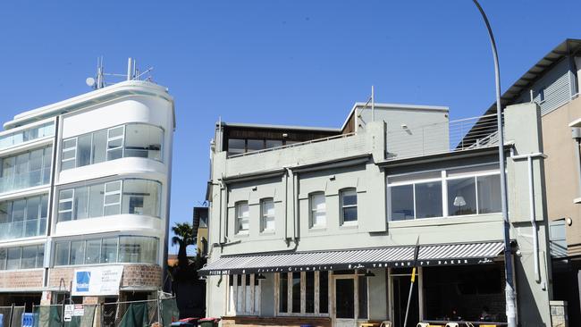 Shops and apartments on Old South Head Road in Vaucluse.