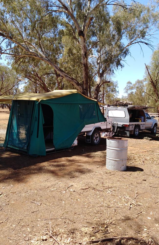 Mr Heath can’t afford to rent on the DSP so lives in the bush.