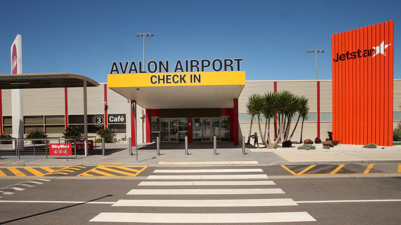 Avalon Airport could host a 300-cabin outdoor quarantine facility. Picture: Alison Wynd