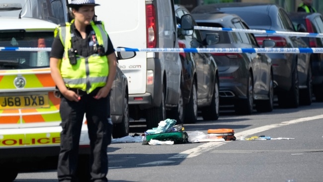 UK Police have arrested a 31-year-old man after a van rampaged in the midlands' city of Nottingham left three people dead and another three injured. Picture: Christopher Furlong/Getty Images