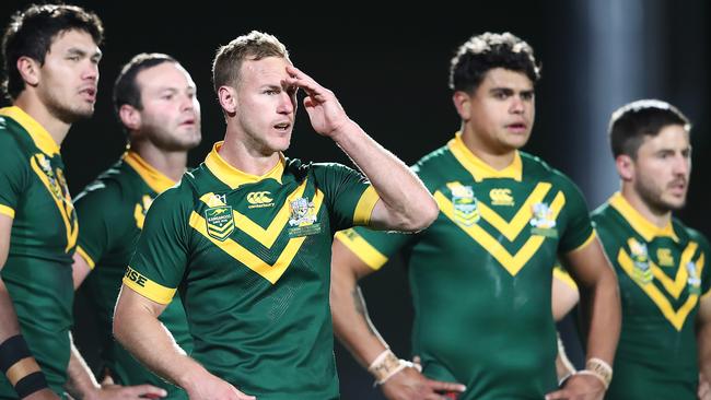 Daly Cherry-Evans and the Kangaroos suffered a shock loss to New Zealand. Picture: Getty Images