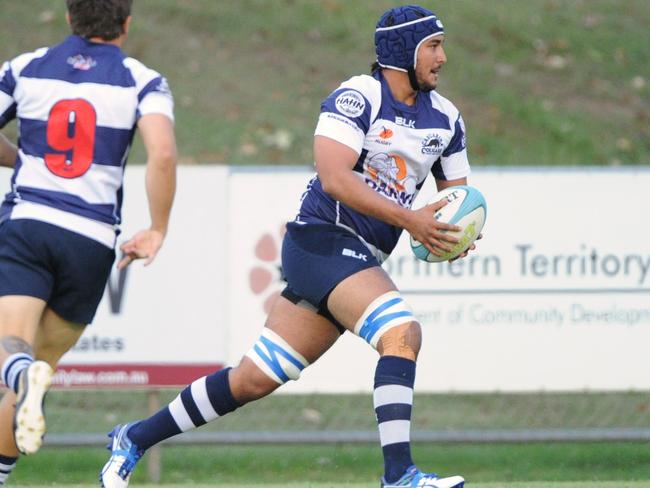 Jarman against the Darwin Dragons. Picture Felicity Elliott.