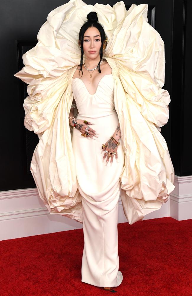 Noah Cyrus attends the Grammy Awards in 2021. Picture: Kevin Mazur/Getty Images