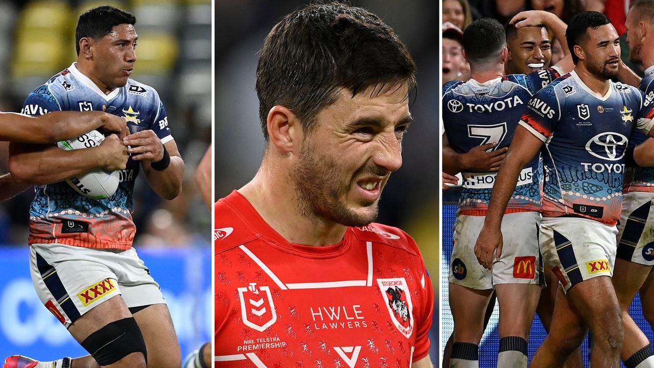 Jason Taumalolo led the way for the Cowboys, while Ben Hunt tried but the Dragons fell flat.