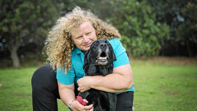 Kyra Ensbey, from Bright Bessy dog training, and her dog Chilli . Picture: Rachel Vercoe