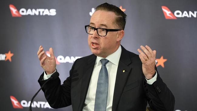 Outgoing Qantas Group chief executive officer Alan Joyce.