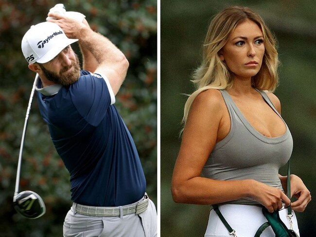 Dustin Johnson and Paulina Gretzky.