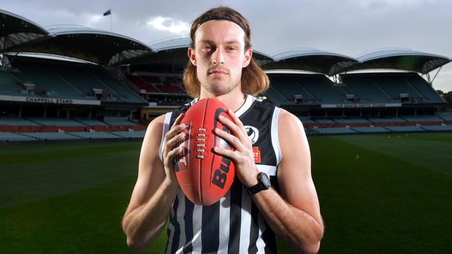 Jarrod Lienert has played 13 games since arriving at Port from Sturt. Picture: Mark Brake