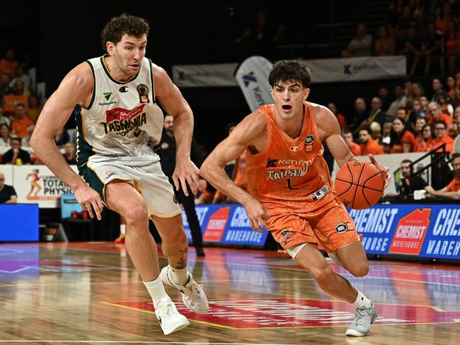 Taran Armstrong has begun the NBL season in fine style with Cairns Taipans. (Photo by Emily Barker/Getty Images)