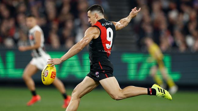 Dylan Shiel reignited his AFL career with 26 disposals, eight tackles and six clearances after overcoming a debilitating foot injury. Picture: Michael Willson / Getty Images