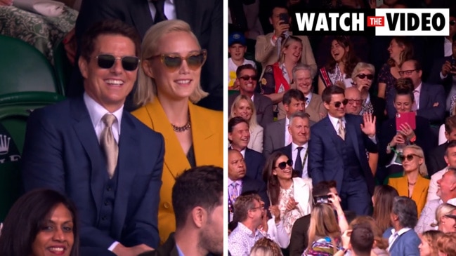 Tom Cruise watches women's Wimbledon final