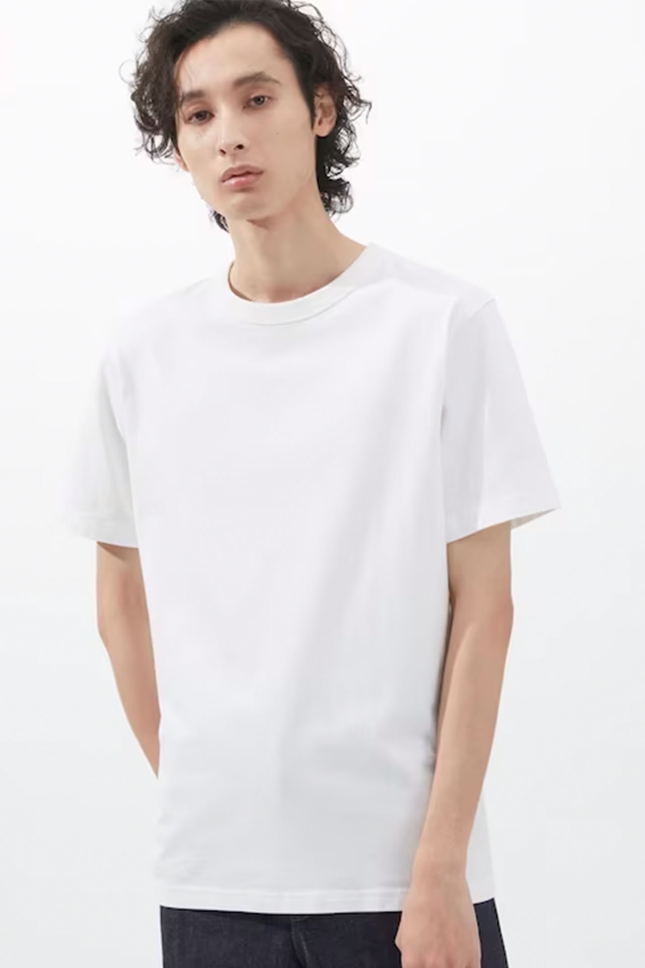 <p>&ldquo;The men&rsquo;s crew neck tees at Uniqlo are the perfect staple. Thicker than the women&rsquo;s alternative, they provide a structured look and pair perfectly with the jorts I&rsquo;m contemplating investing in come summer.&rdquo; &mdash; <em>Angelica Xidias, head of shopping</em></p><p>&nbsp;</p><p><strong>SHOP NOW:</strong> Uniqlo U crew neck T-shirt, $19.90 from <strong><a href="https://www.uniqlo.com/au/en/products/E422992-000?" target="_blank" rel="nofollow noopener">Uniqlo</a></strong></p>