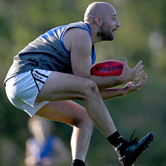 Ben Bronsgeest kicked three goals for Scoresby. Picture: Andy Brownbill