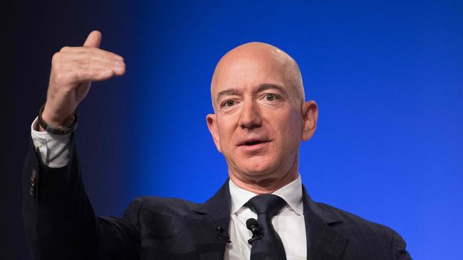 Amazon founder Jeff Bezos. Picture: AFP