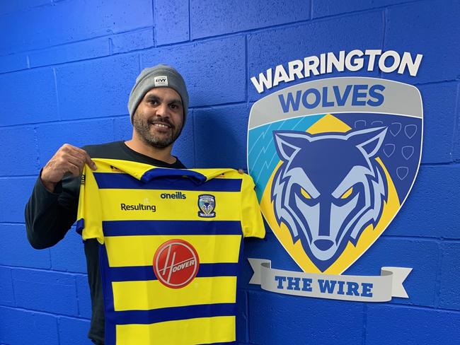 Injury limited Greg Inglis’ stint at the Warrington Wolves.