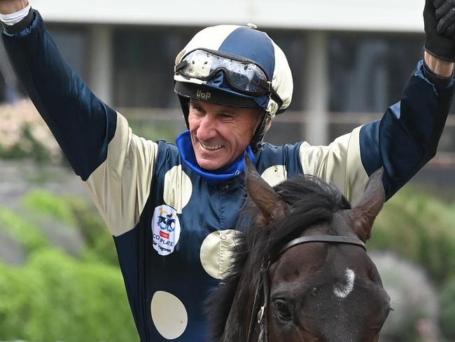 Sir Dragonet (IRE) ridden by Glen Boss wins the Ladbrokes Cox Plate at Moonee Valley Racecourse on October 23, 2020, in Moonee Ponds, Australia. Picture: SDP MEDIA