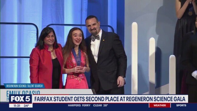 Fairfax student gets second place at Regeneron Science Gala