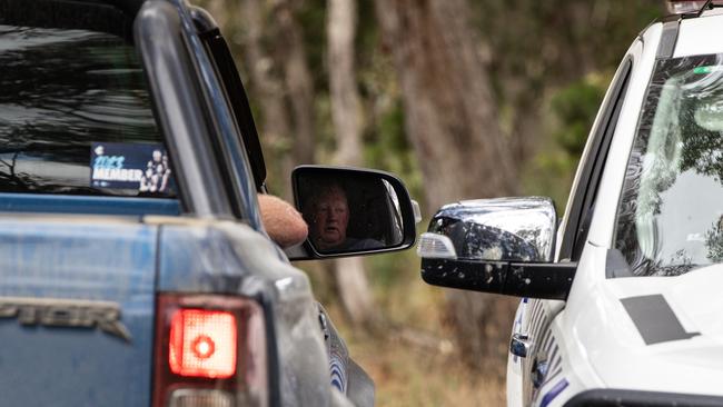 Michael Murphy spoke with police soon after the items were found before leaving the state forest. Picture: NCA NewsWire / Diego Fedele