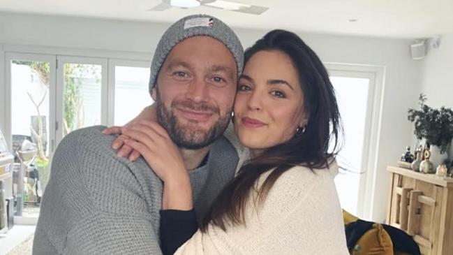 Olympia Valance with her partner Tom Bellchambers. Picture: Instagram