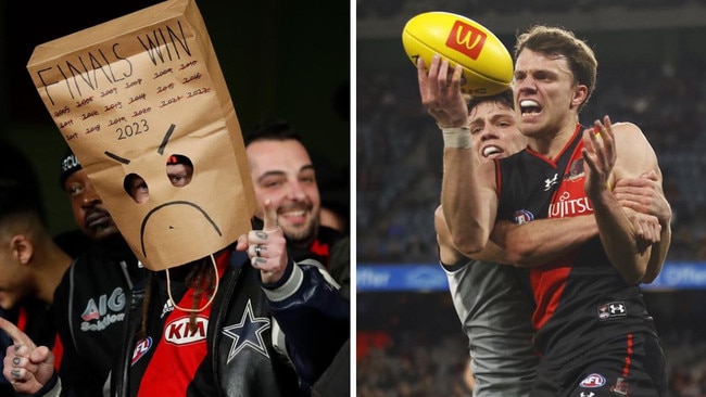 Essendon were torched by their own fans against Port.