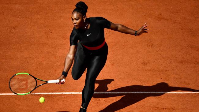 Serena Williams marked her return to grand slam tennis after the birth of her first child by wearing the now-famous catsuit at the French Open.