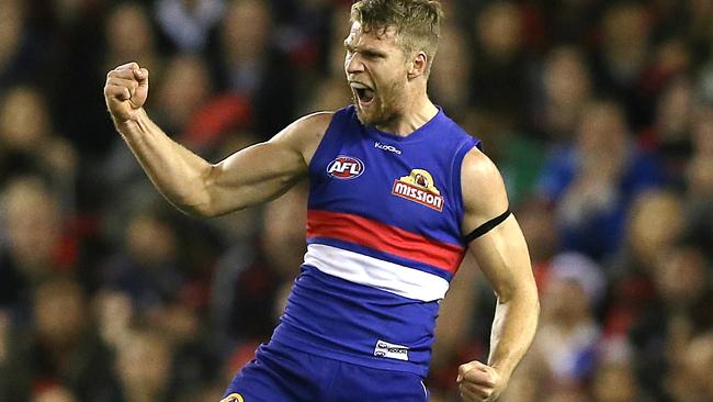 Round 18: Western Bulldogs v Essendon AFLR1814 Picture:Wayne Ludbey Goal Jake Stringer