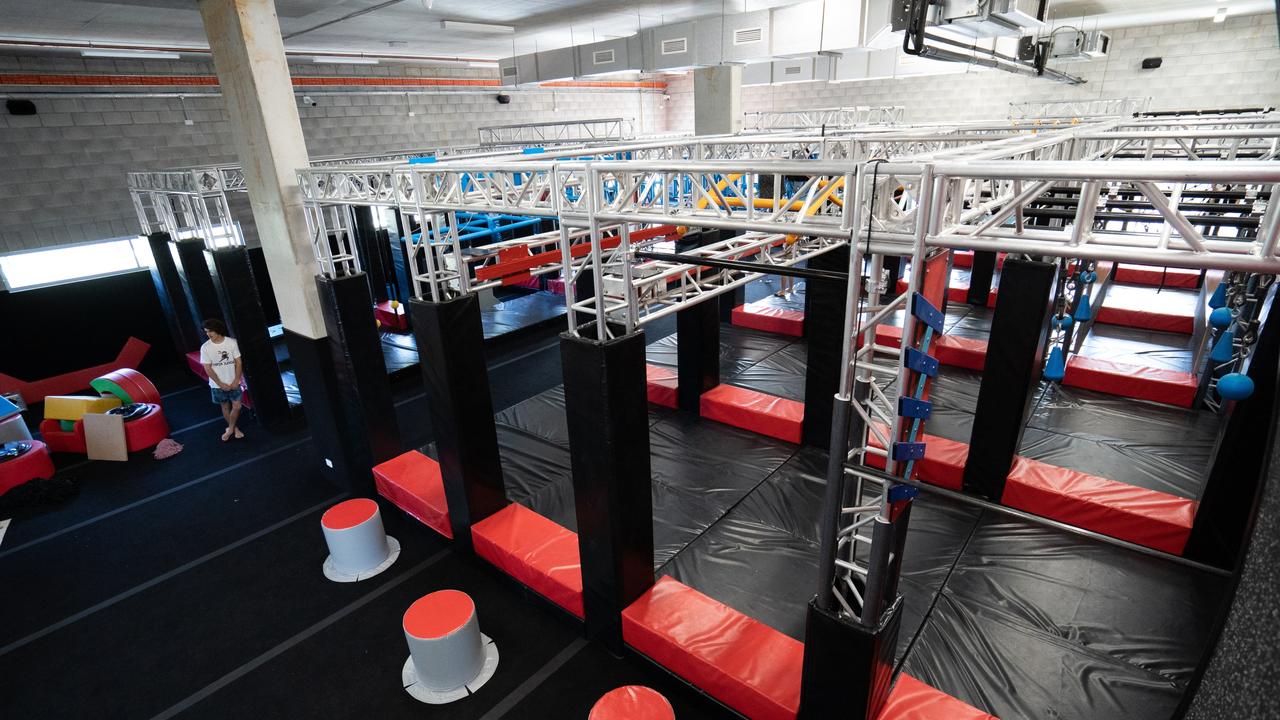 The Ninja Jungle opened with 28 unique courses of varying difficulty with some akin to hit TV show Ninja Warrior.