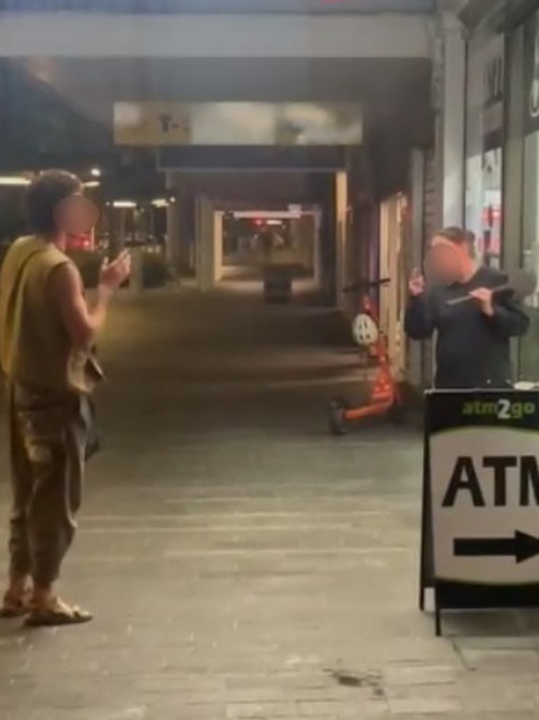 A female shopkeeper's anti-Semitic rant has been caught on camera. Picture: Supplied