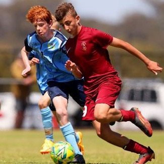 There wasn't much between NSW and Queensland boys sides.