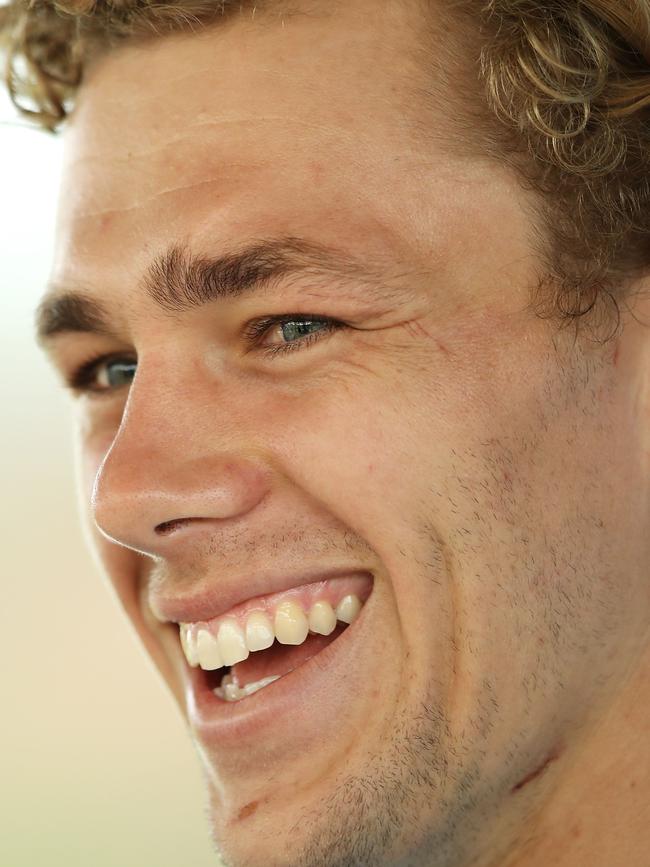 Ned Hanigan speaks to media on Monday. Pic: Getty Images