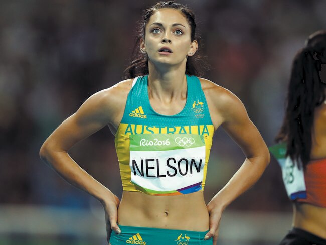 New Aussie athletics golden girl Ella Nelson missed the 200m final by the narrowest of margins. Picture: Getty Images